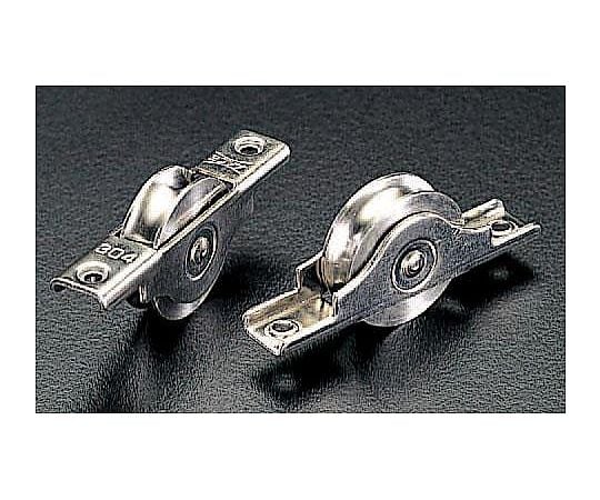 30mm 戸車(丸溝･ｽﾃﾝﾚｽ製/2個)