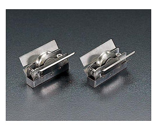 9.5-14mm 戸車(ｻｯｼ用･ｽﾃﾝﾚｽ車･ｽﾃﾝﾚｽ枠/2個)