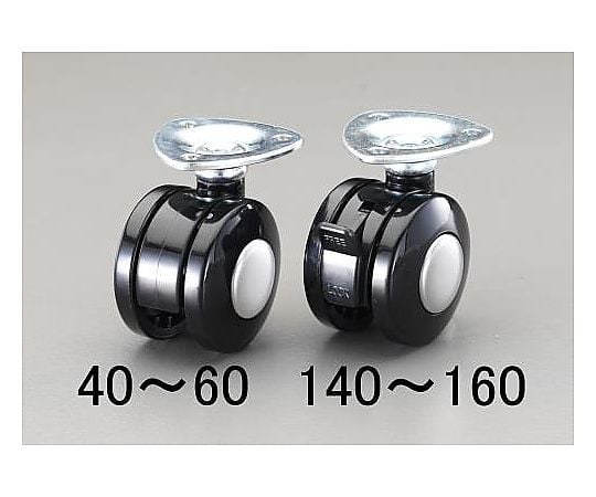 60mm キャスター(ﾂｲﾝﾎｲｰﾙ)