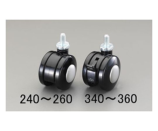 60mm キャスター(ﾂｲﾝﾎｲｰﾙ)