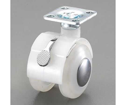 50mm キャスター(ﾂｲﾝﾎｲｰﾙ･ﾌﾞﾚｰｷ付)