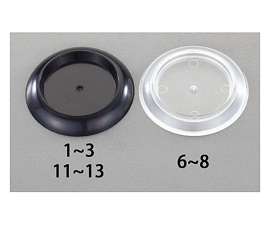 71.5mm キャスター用受け皿(黒/4個)