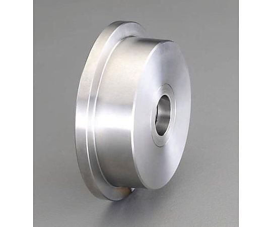 150mm 戸車車輪(ﾚｰﾙ型･重量用･ｽﾃﾝﾚｽ製)