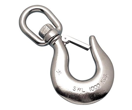 349kg スイベルアイフック(ｽﾃﾝﾚｽ製)