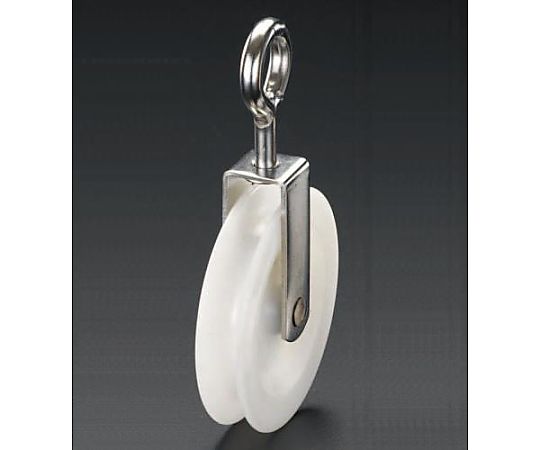 66mm/1車ｱｲ ナイロンプーリー