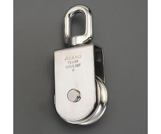 50mm サンマブロック(ｽﾃﾝﾚｽ製/ｽﾃﾝﾚｽ車)