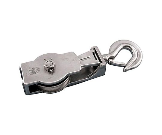 107.9mm　フック付滑車（ステンレス製）