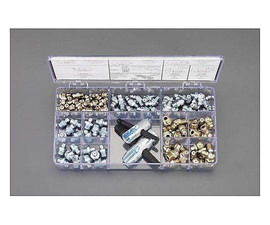 UNF1/4"-PTF1/8" グリースニップルセット
