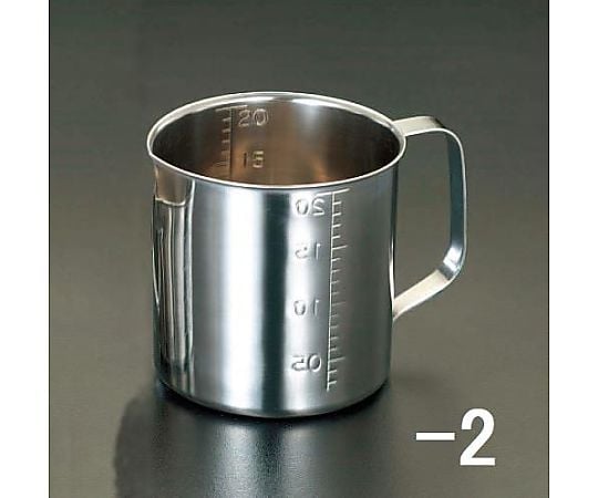 78-1061-41 300ml 計量カップ(ｽﾃﾝﾚｽ製) EA991KS-0.4 【AXEL