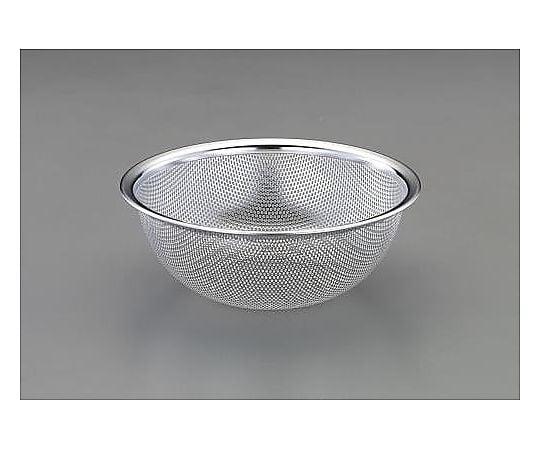 φ210x 85mm 洗浄ざる(ﾊﾟﾝﾁﾝｸﾞ･ｽﾃﾝﾚｽ製)