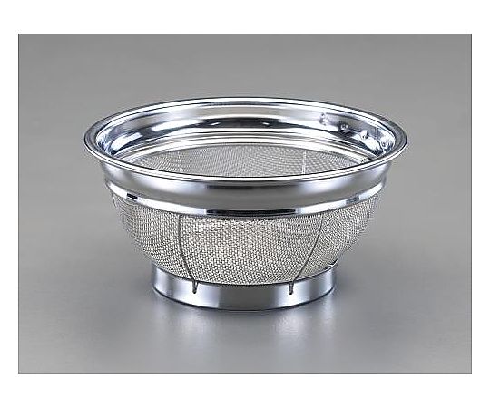 φ225x102mm ざる(ｽﾃﾝﾚｽ製/ﾌﾞﾙｰ)