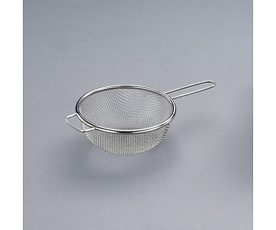 φ170/0.36mm/16ﾒｯｼｭ ろ過網(柄付･ｽﾃﾝﾚｽ製)