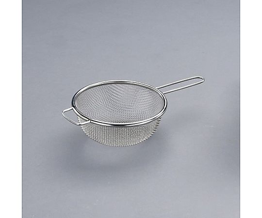 φ170/0.42mm/ 8ﾒｯｼｭ ろ過網(柄付･ｽﾃﾝﾚｽ製)