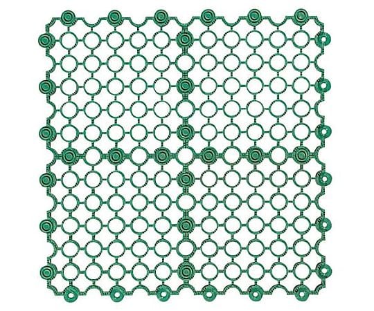 エスコ すのこ（プラスチック製/グリーン）　600×1200mm EA997RJ-24A 1枚 EA997RJ-21A｜600x 900mm すのこ(ﾌﾟﾗｽﾁｯｸ製⁄ｸﾞﾘｰﾝ)のページ -