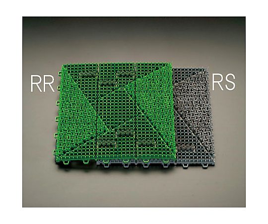 78-1083-42 300x300x24mm 連結ブラシマット(ｸﾞﾘｰﾝ) EA997RR 【AXEL