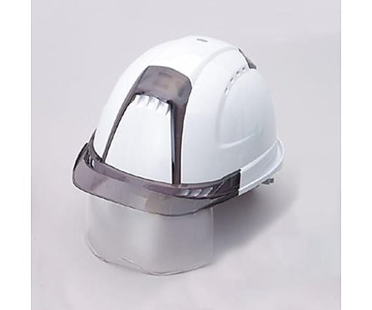 ヘルメット(ｼｰﾙﾄﾞ付/白・ｽﾓｰｸ)