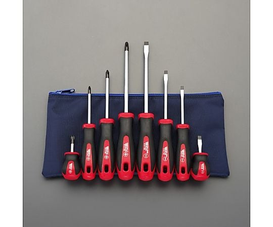 ８本組 [+ -]ドライバー(ｹｰｽ付)