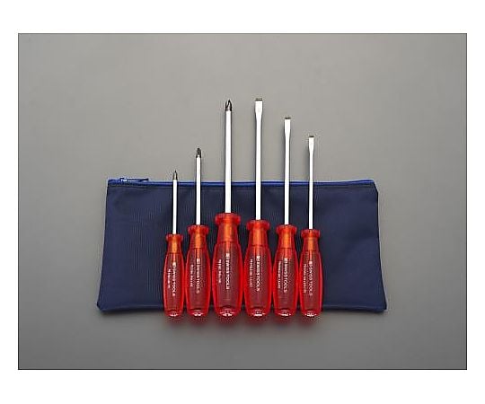 ６本組 [+ -]ドライバー(ｹｰｽ付)