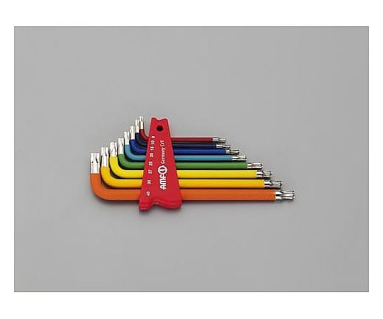 ８本組 [Ball Torx]キーレンチ(ﾏﾙﾁｶﾗｰ)