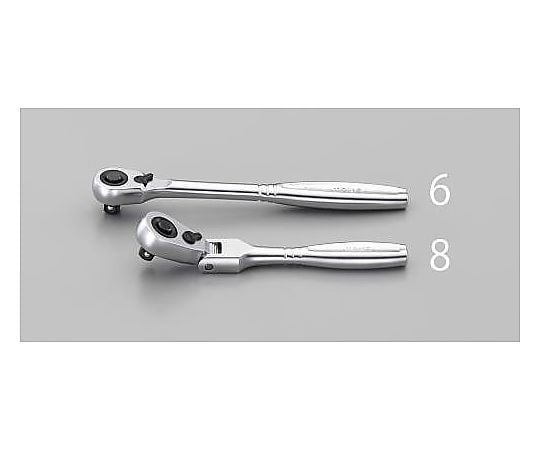 1/4"DR/145mm ラチェットハンドル(ﾛｯｷﾝｸﾞ)