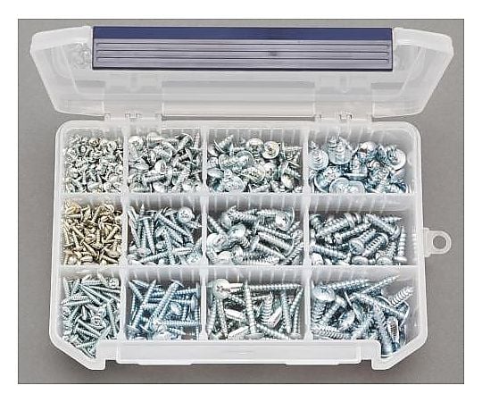 3-6mm ﾄﾗｽ頭タッピングビスセット/鉄ﾕﾆｸﾛ