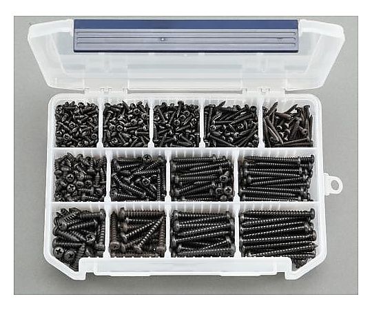 3-5mm ナベ頭ﾀｯﾋﾟﾝｸﾞﾋﾞｽｾｯﾄ(ｽﾃﾝﾚｽ/黒色)