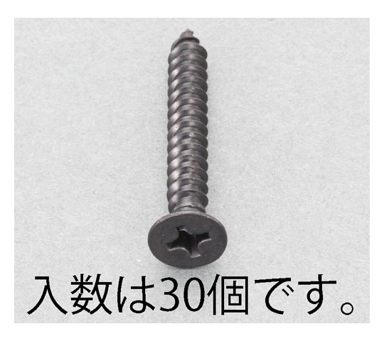 78-1151-35 4x 8mm 皿頭ﾀｯﾋﾟﾝｸﾞﾋﾞｽ(ｽﾃﾝﾚｽ/黒色/30本) EA949AS-408