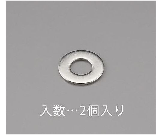 M14 平ワッシャー(JIS/ｽﾃﾝﾚｽ製/2枚)