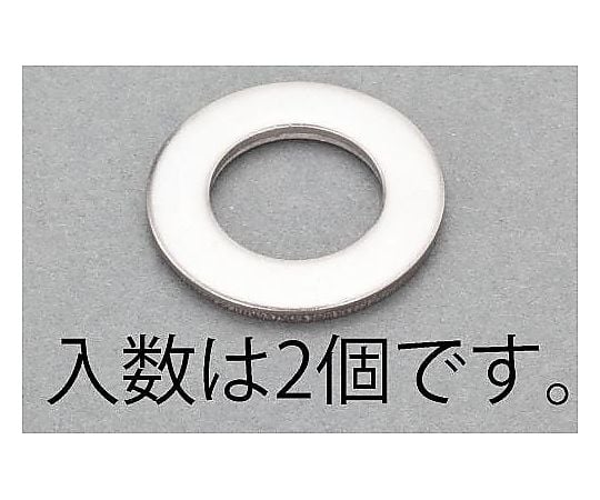 M22 平ワッシャー(ISO/ｽﾃﾝﾚｽ製/2枚)