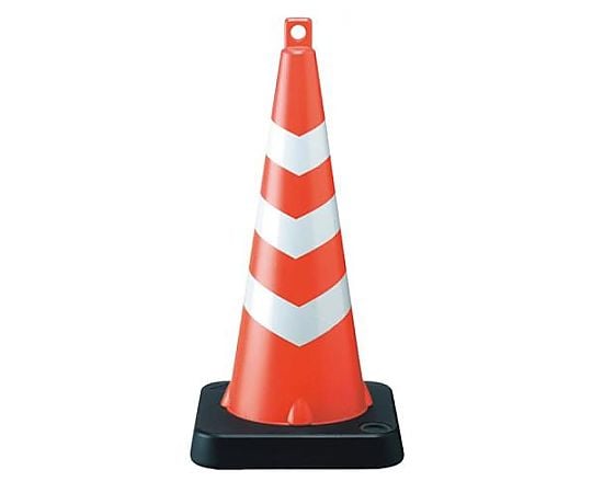 370x370x757mm ｺｰﾝ･ｳｴｲﾄ付(赤/反射有/2本)