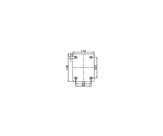 78-1170-22 200mm キャスター(固定金具・ESD) EA986JR-3 【AXEL】 アズワン