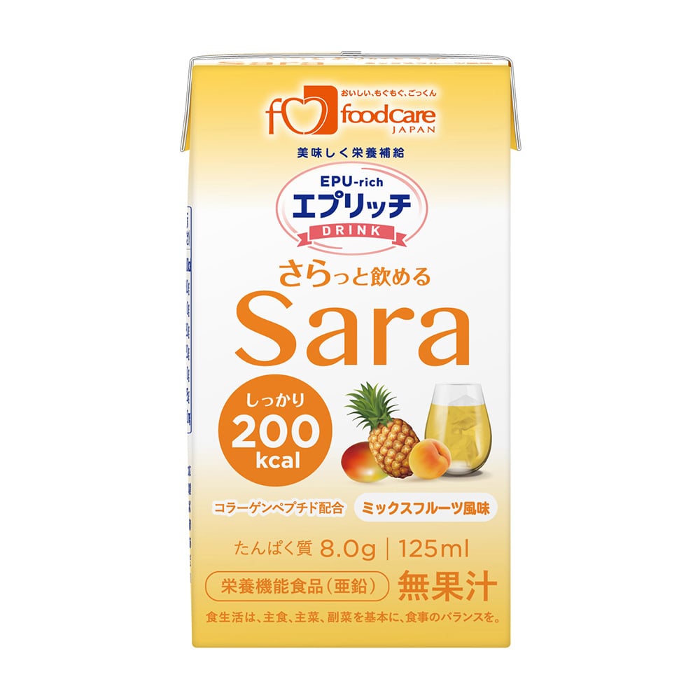 8-097-01 エプリッチドリンクSara ミックスフルーツ風味 1箱（24本入）