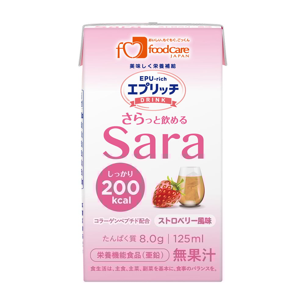 エプリッチドリンクSara ストロベリー風味 1箱（24本入）