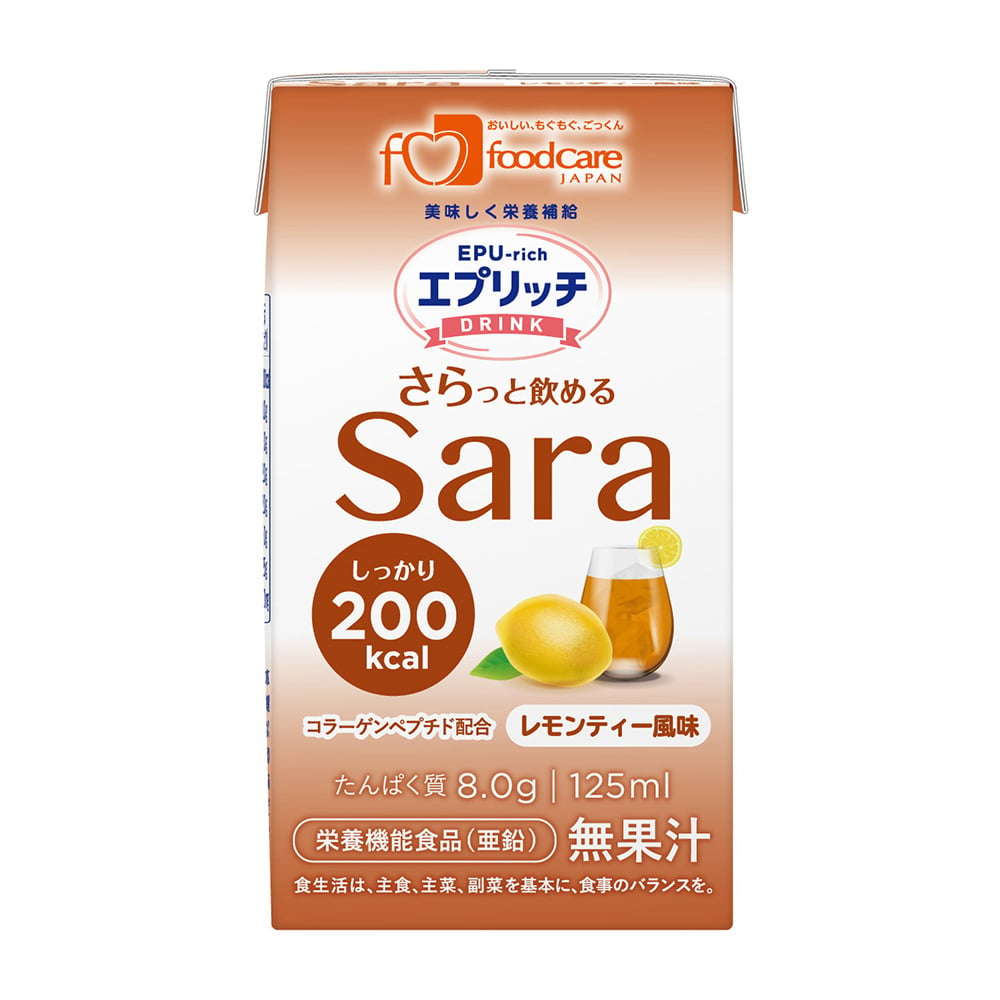 8-097-03 エプリッチドリンクSara レモンティー風味 1箱（24本入）
