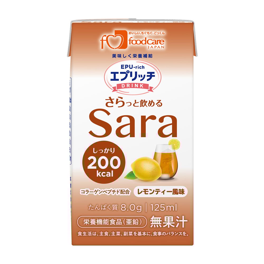 8-097-03 エプリッチドリンクSara レモンティー風味 1箱（24本入）