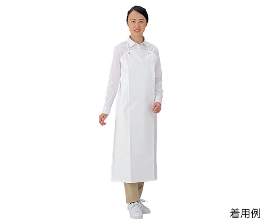 8-1078-02ウレタン前掛（耐溶剤）ＬＬ【1枚】(as1-8-1078-02)