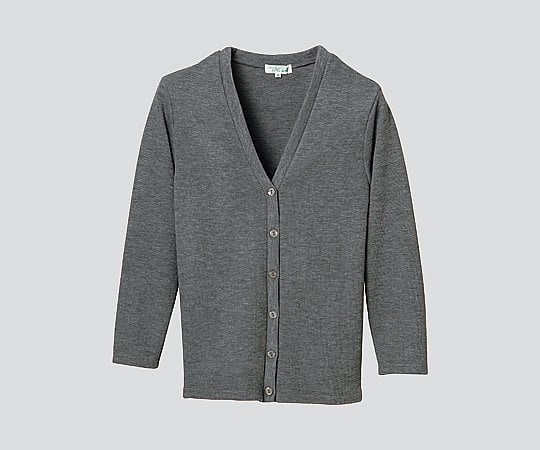 ロングカーディガン （Vネック） グレー／LL