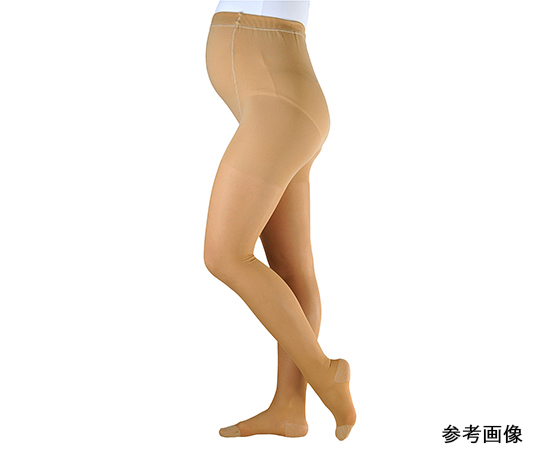 アンシルク®・1　マタニティー（つま先あり）　クリアベージュ　L