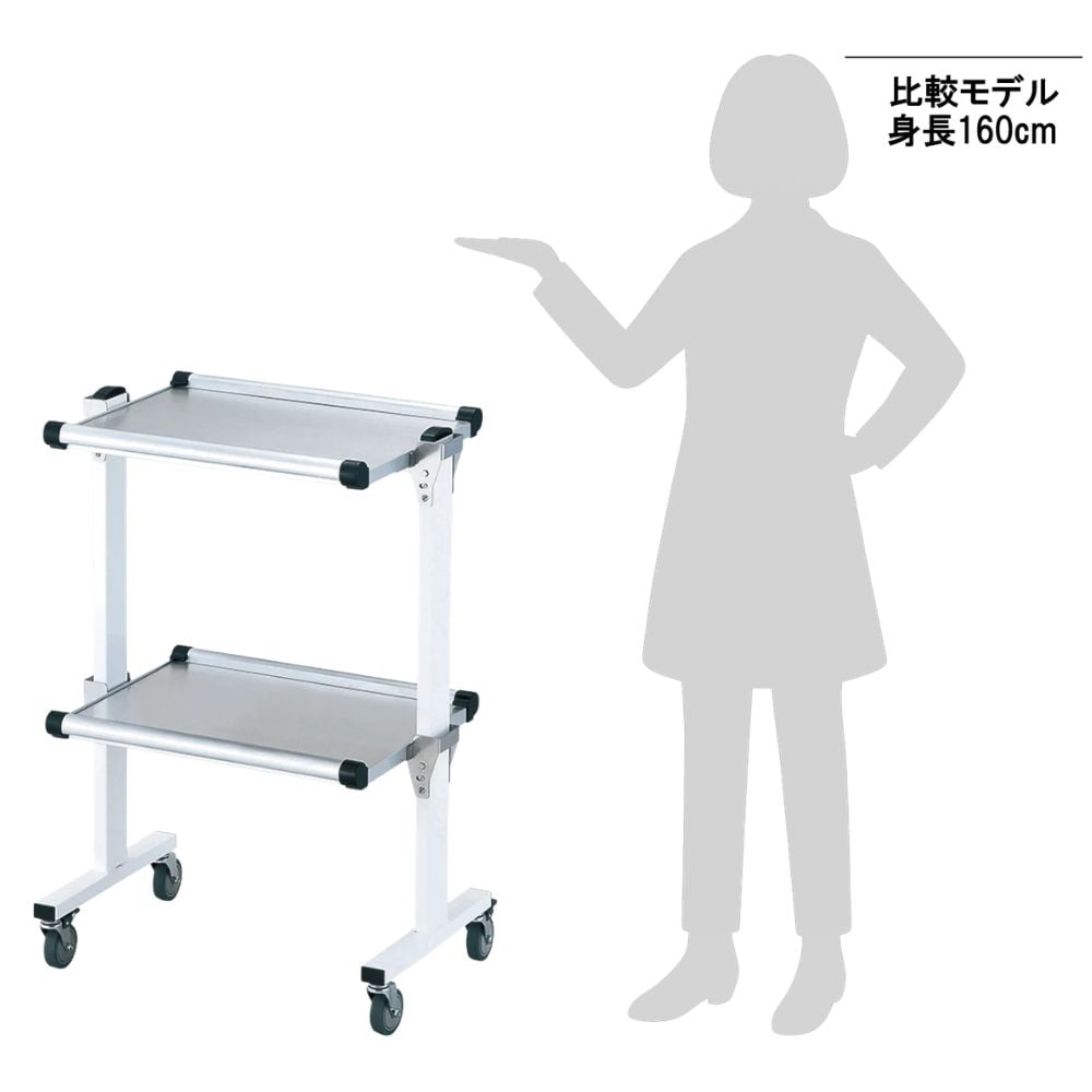 8-1661-01 折りたたみワゴン 490×605×935mm KM 【AXEL】 アズワン