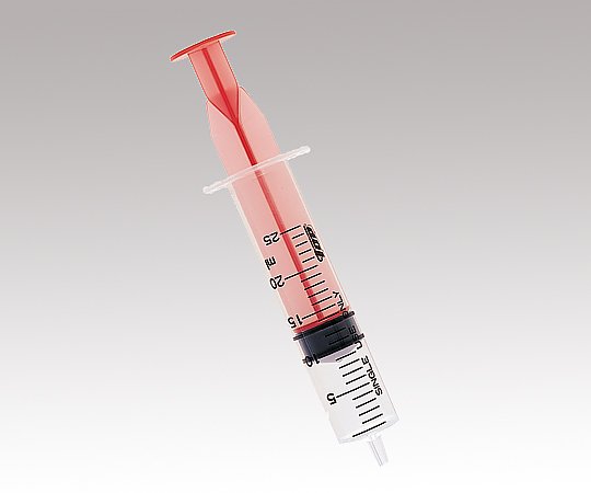 8-1762-06 プラスチックシリンジ（針なし・レッド）30mL 1箱（50本入