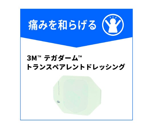 テガダームTMトランスペアレントドレッシング 60×70mm 1箱（100枚入）　1624W