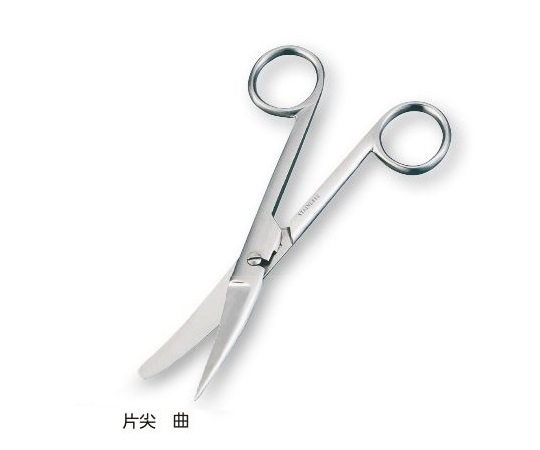 8-2036-05 外科剪刀（ハズシ・エコノミータイプ） 片尖 曲 E221-306