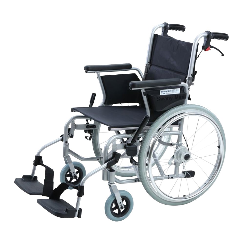 8-220-02 車椅子（スワニーミニ）シルバー 802