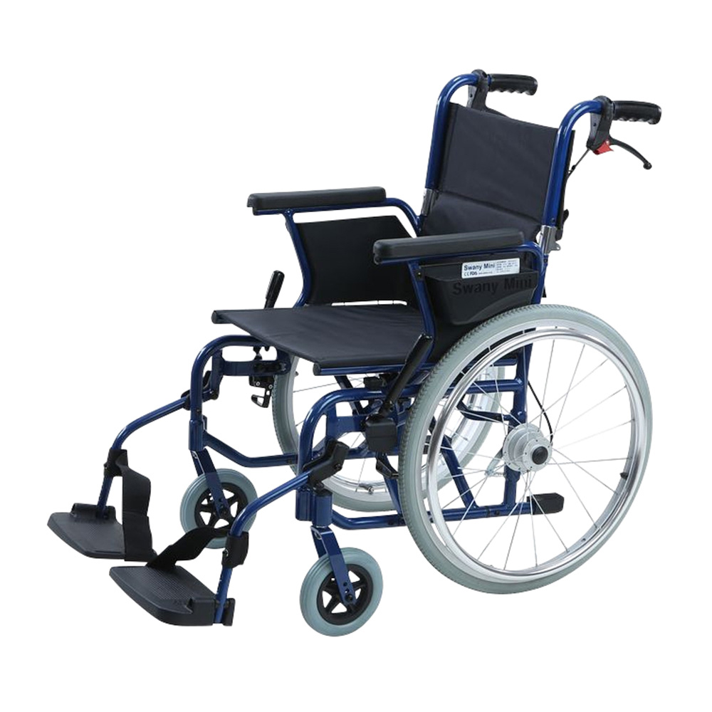 車椅子（スワニーミニ）ブルー　802｜アズキッチン【アズワン】