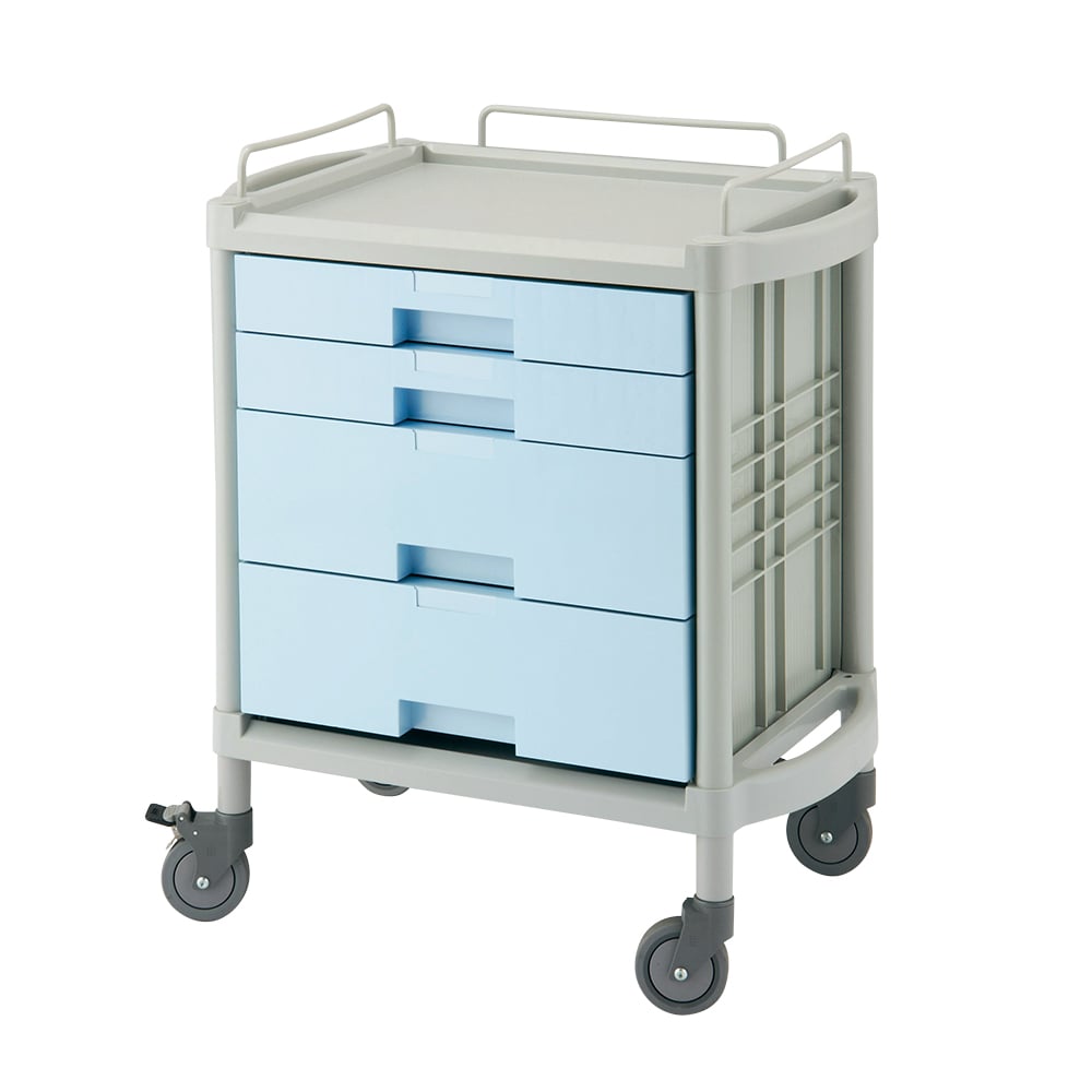 ユーティリティカート 引出浅型2段･深型2段 745×475×850mm