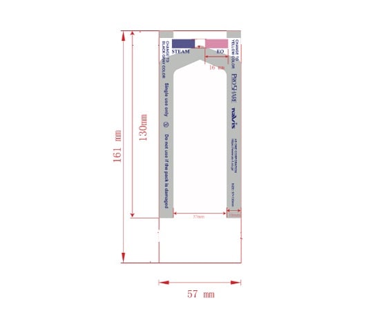 8-2601-17 プロシェア滅菌バッグ 305×460mm 200枚入 SPS-7