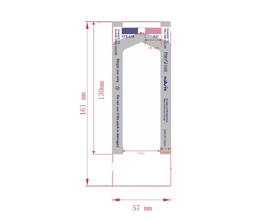 8-2601-17 プロシェア滅菌バッグ 305×460mm 200枚入 SPS-7 【AXEL