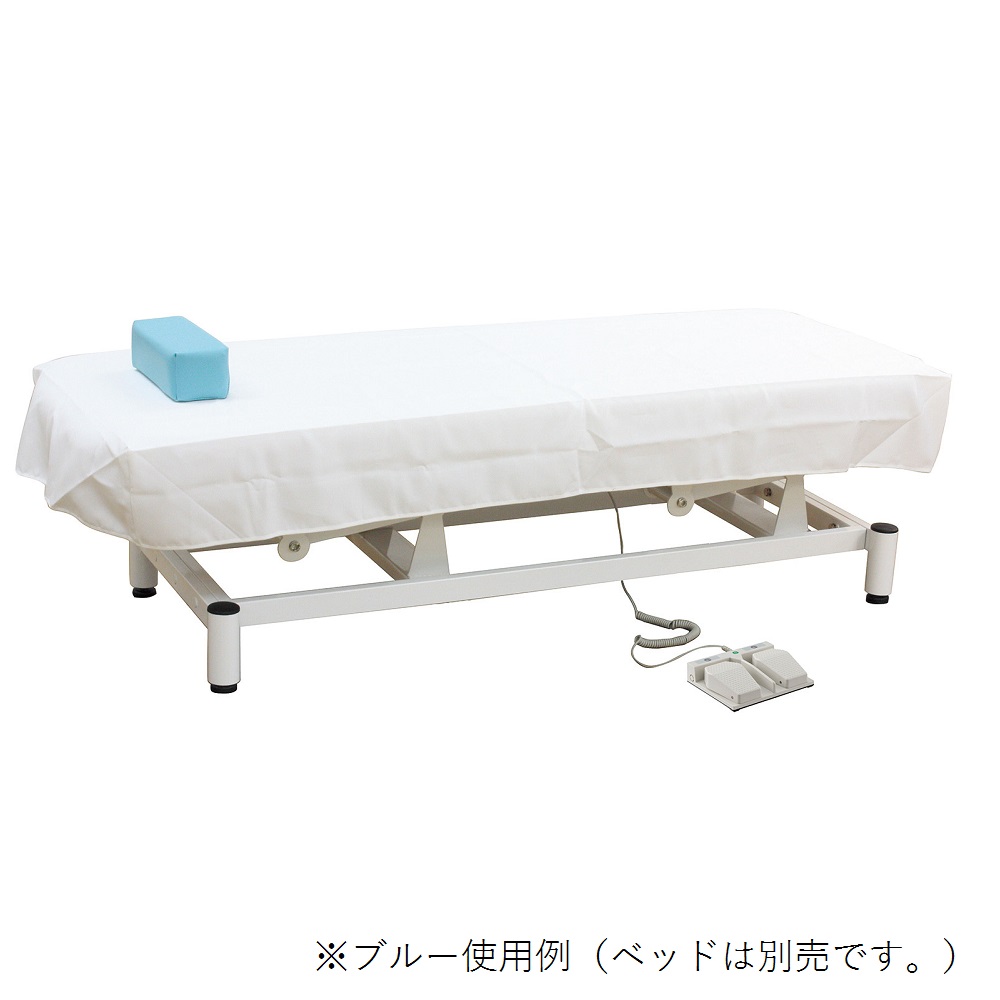 8-2657-12 ローポジション電動診察台用 枕(ブルー)・シーツセット SET