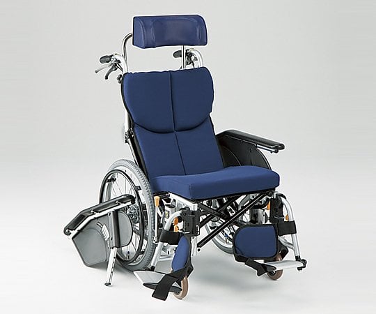 松永製作所 8-2740-01　リクライニング車椅子　（オアシス式／アルミ製／チルト） ｸﾙﾏｲｽｵｱｼｽOS-11TRSP N-2 RA075575 [個] 松永製作所