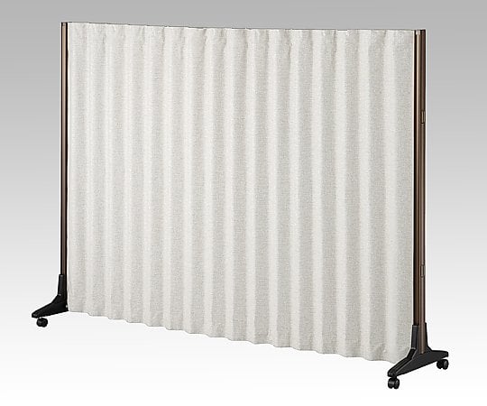 衝立　ロータイプ・アコーディオン（ライトグレー）